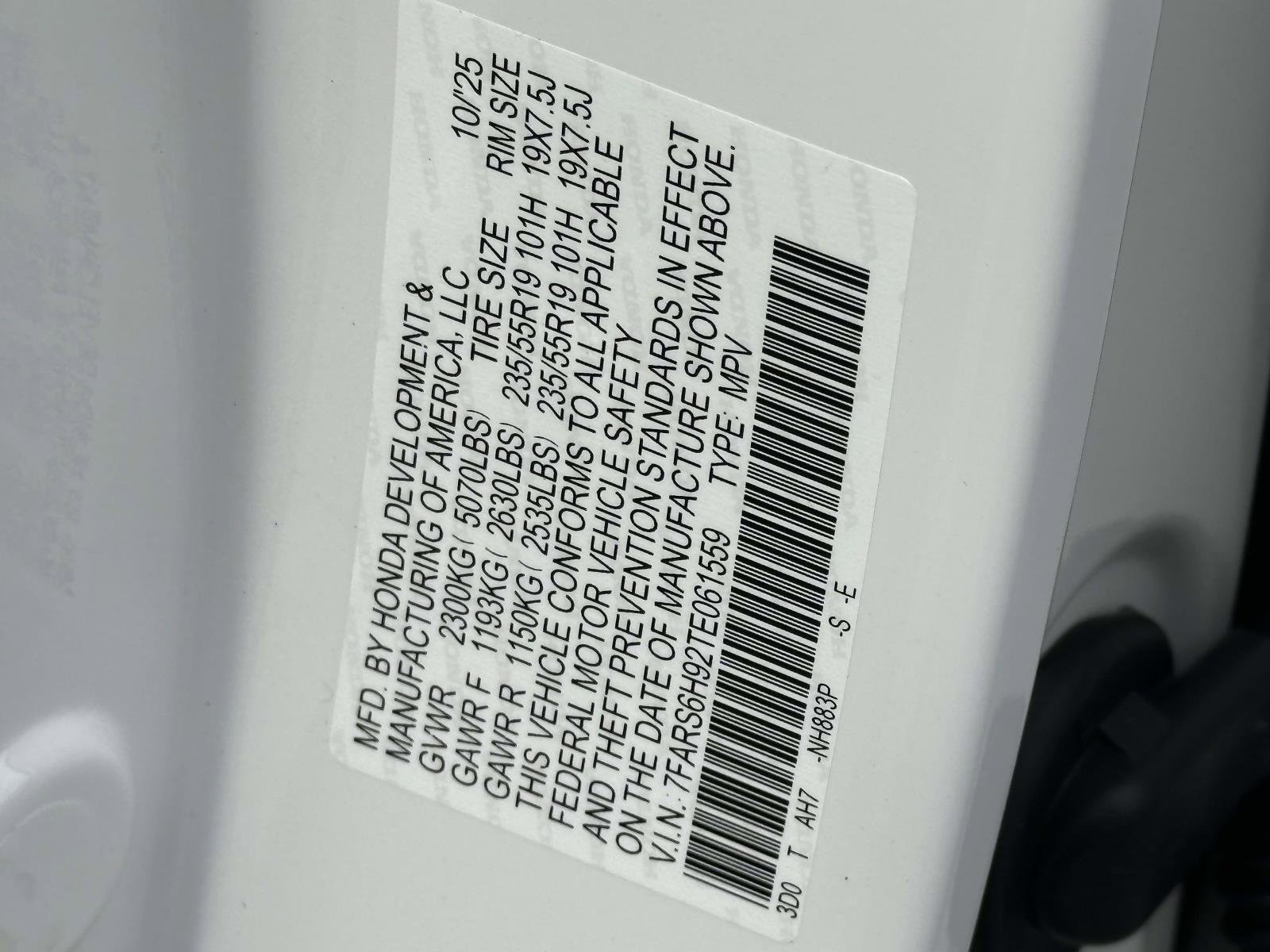 New 2026 Honda CR-V Sport Touring image 25