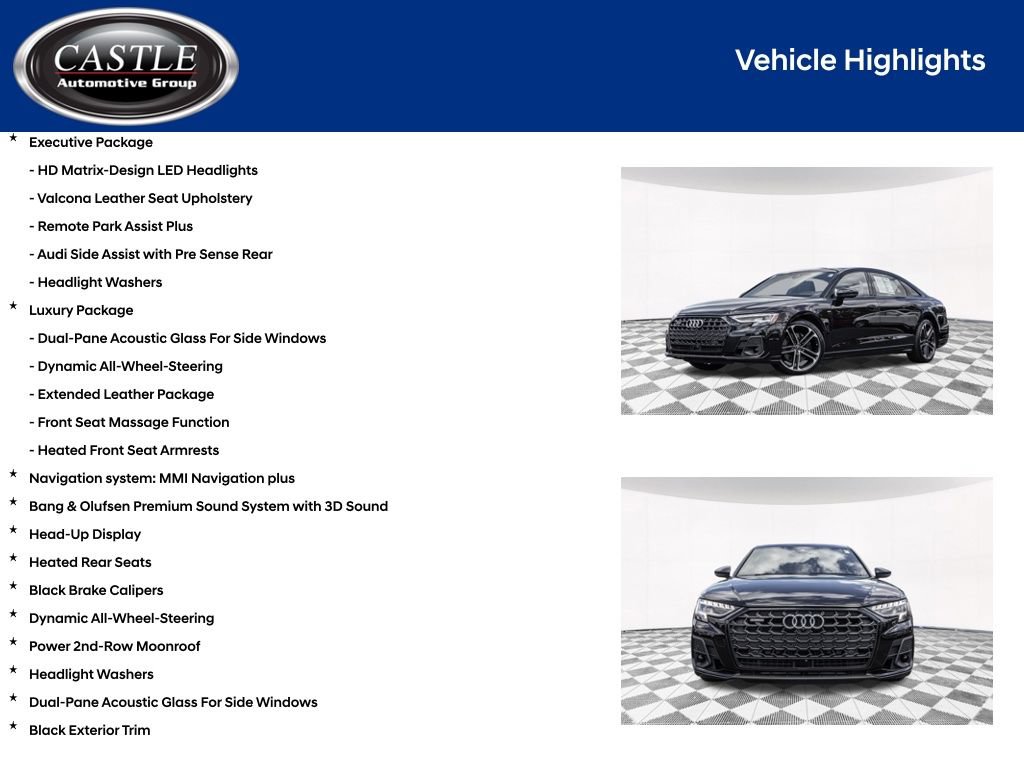 Used 2025 Audi A8 L 3.0T w/ Executive Package AWD/4WD image 7