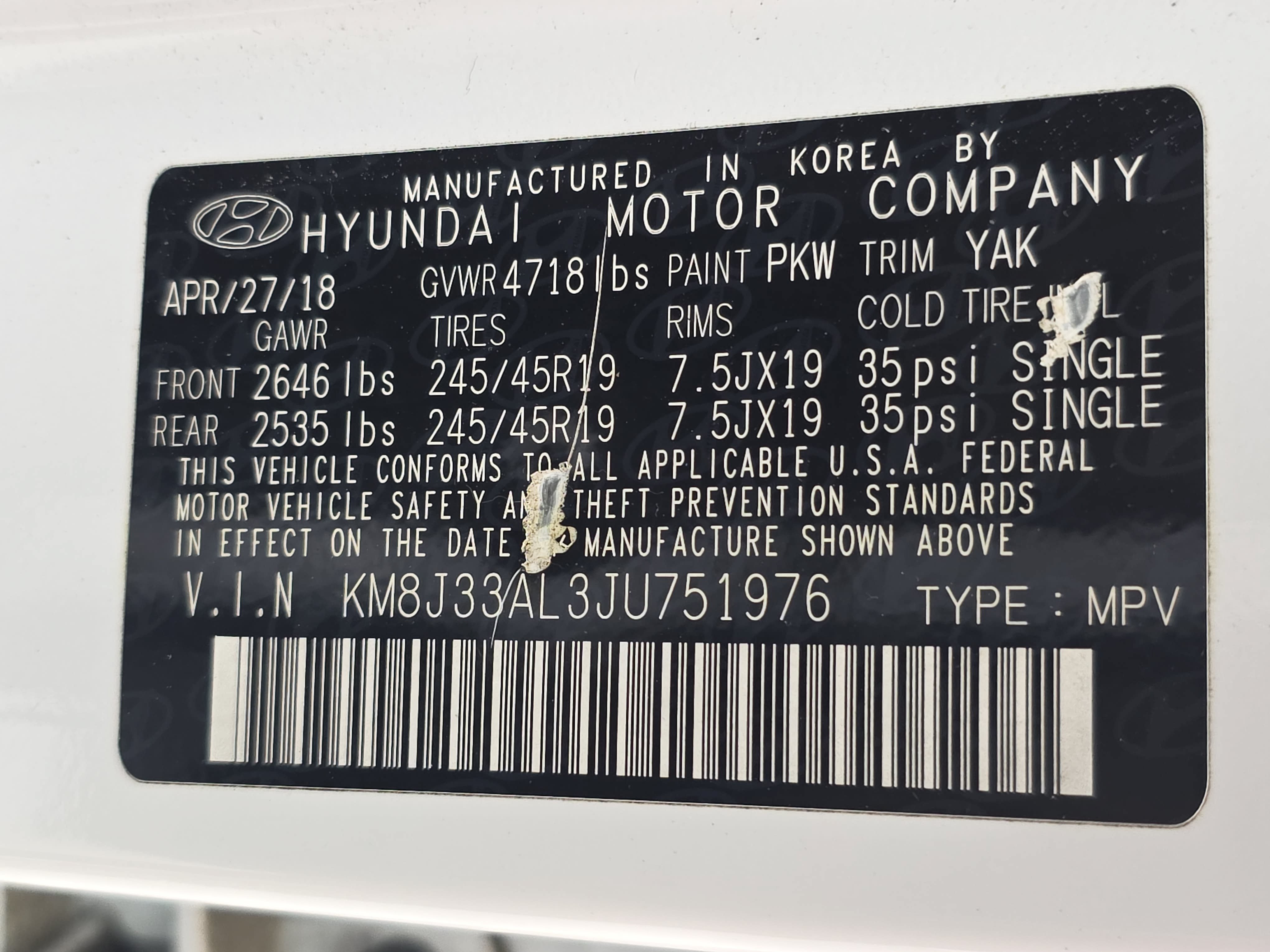 Used 2018 Hyundai Tucson Sport FWD image 32