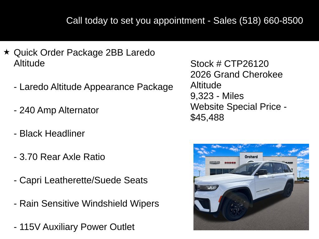 Used 2026 Jeep Grand Cherokee Altitude AWD/4WD image 5