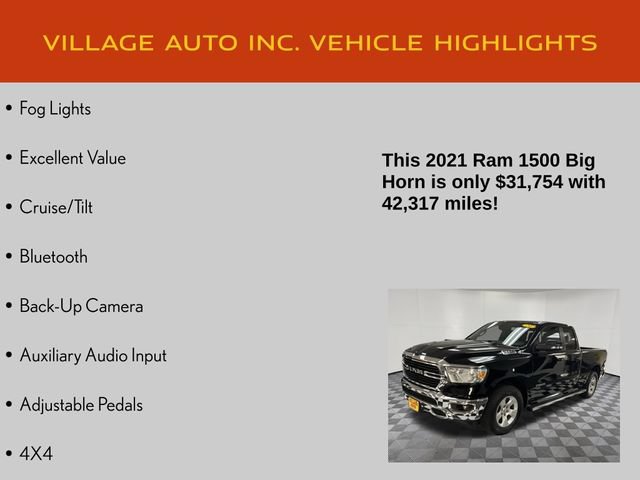 Used 2021 RAM 1500 Big Horn AWD/4WD image 14