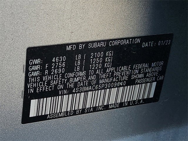 Used 2023 Subaru Legacy Premium image 26
