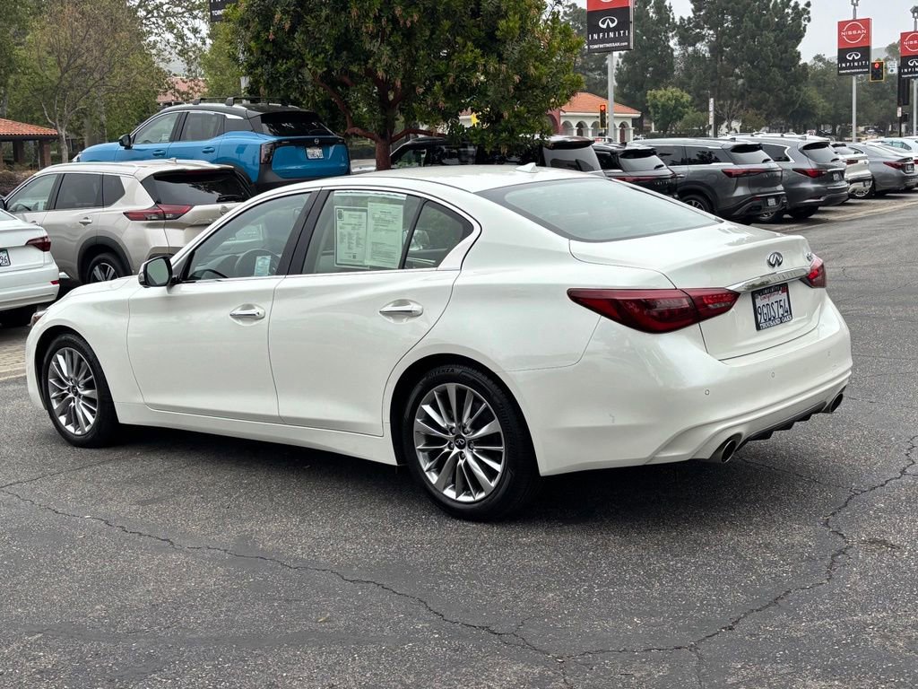 Certified 2023 INFINITI Q50 Luxe w/ Cargo Package RWD image 7
