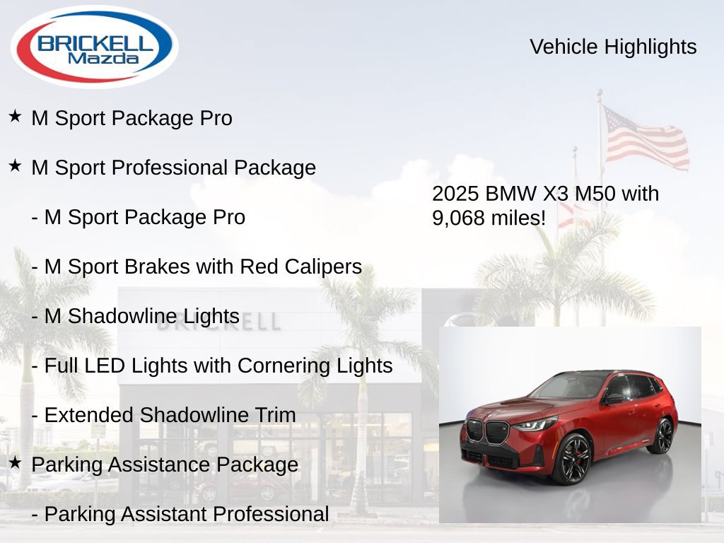 Used 2025 BMW X3 M50 AWD/4WD image 16
