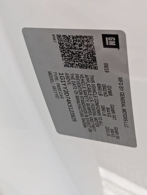 Certified 2019 Chevrolet Corvette Grand Sport RWD image 26