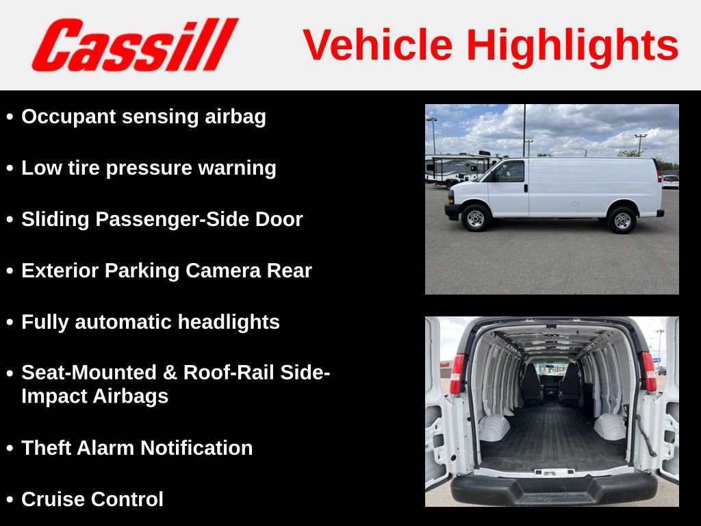 Used 2023 GMC Savana 2500 Extended w/ Driver Convenience Package RWD image 7