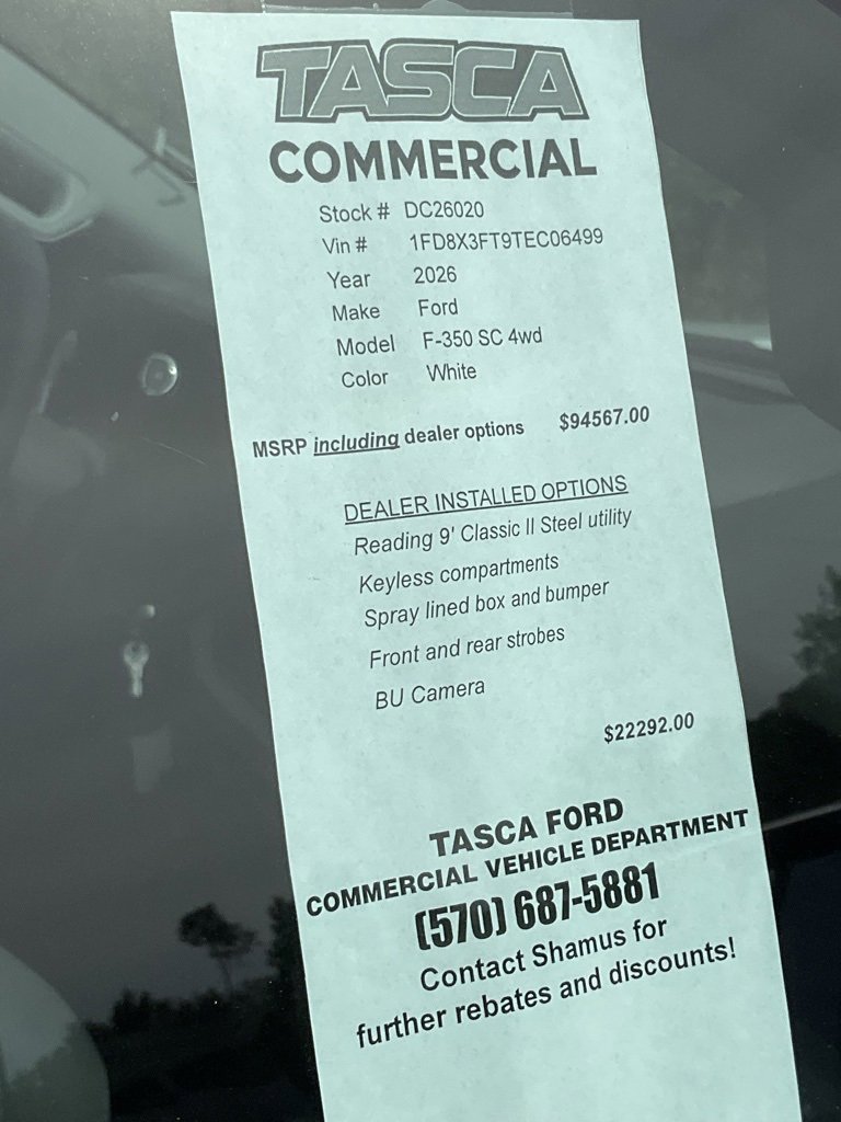 New 2026 Ford F350 XL w/ XL Chrome Package image 9