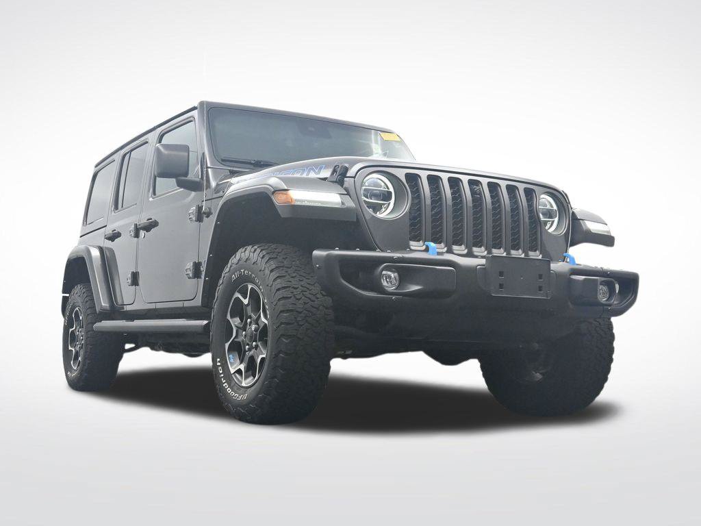 Used 2021 Jeep Wrangler Unlimited Rubicon 4xe w/ Steel Bumper Group AWD/4WD image 32