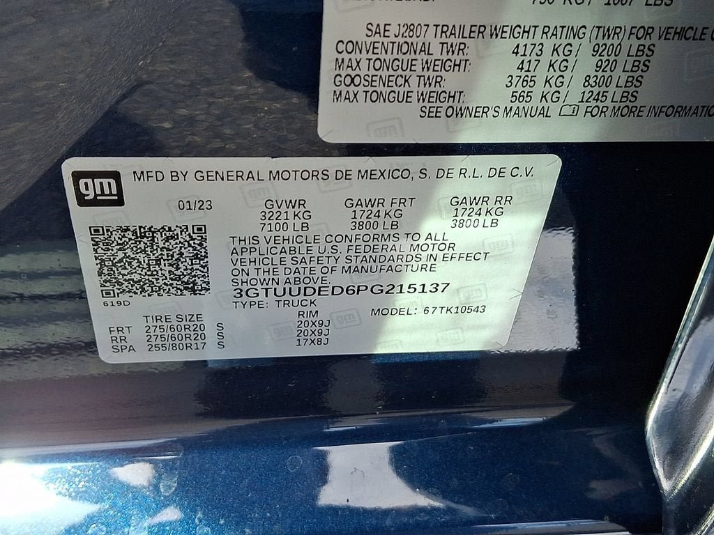 Certified 2023 GMC Sierra 1500 SLT w/ SLT Premium Package AWD/4WD image 31