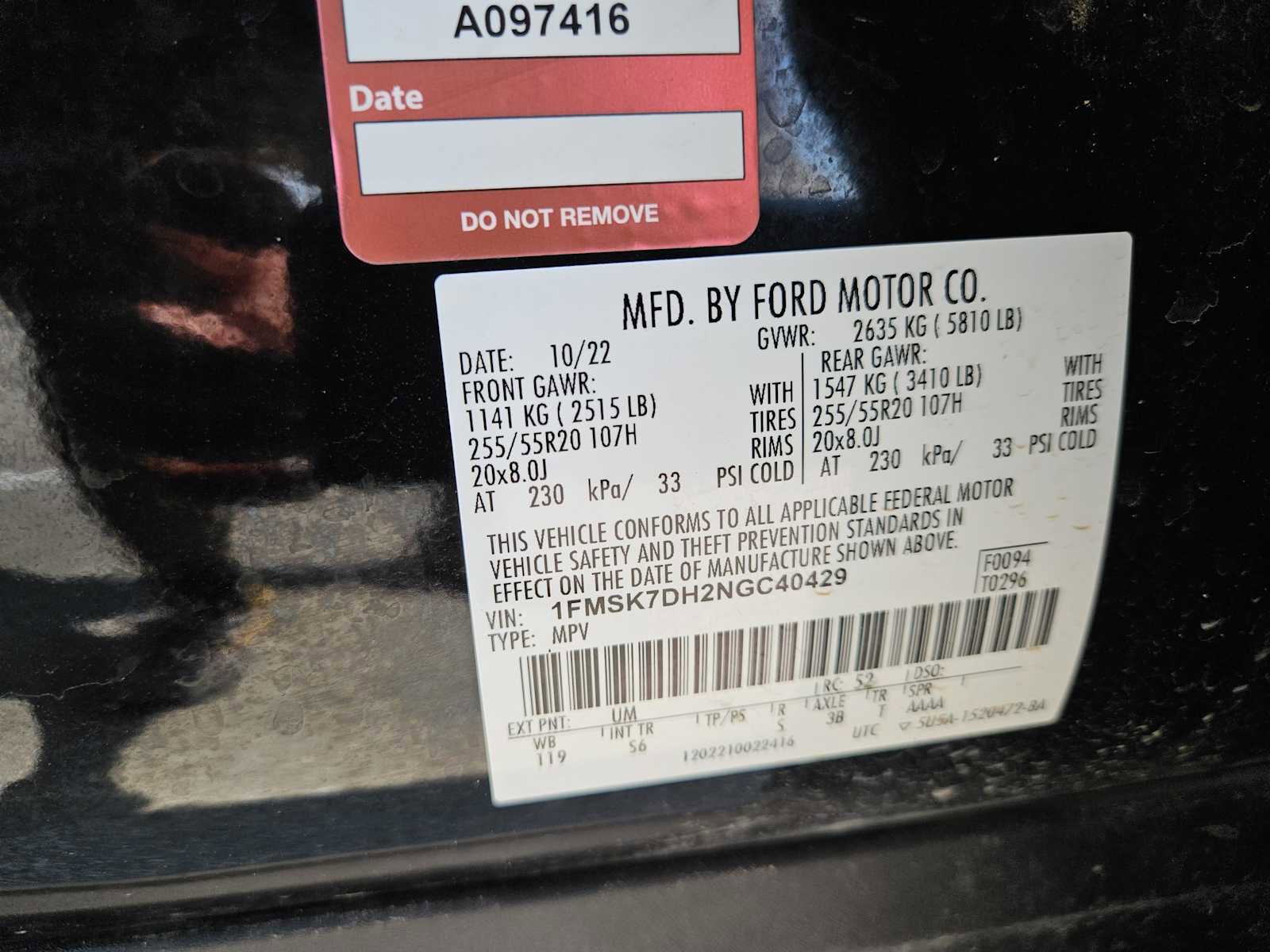 Used 2022 Ford Explorer XLT w/ Equipment Group 202A image 34