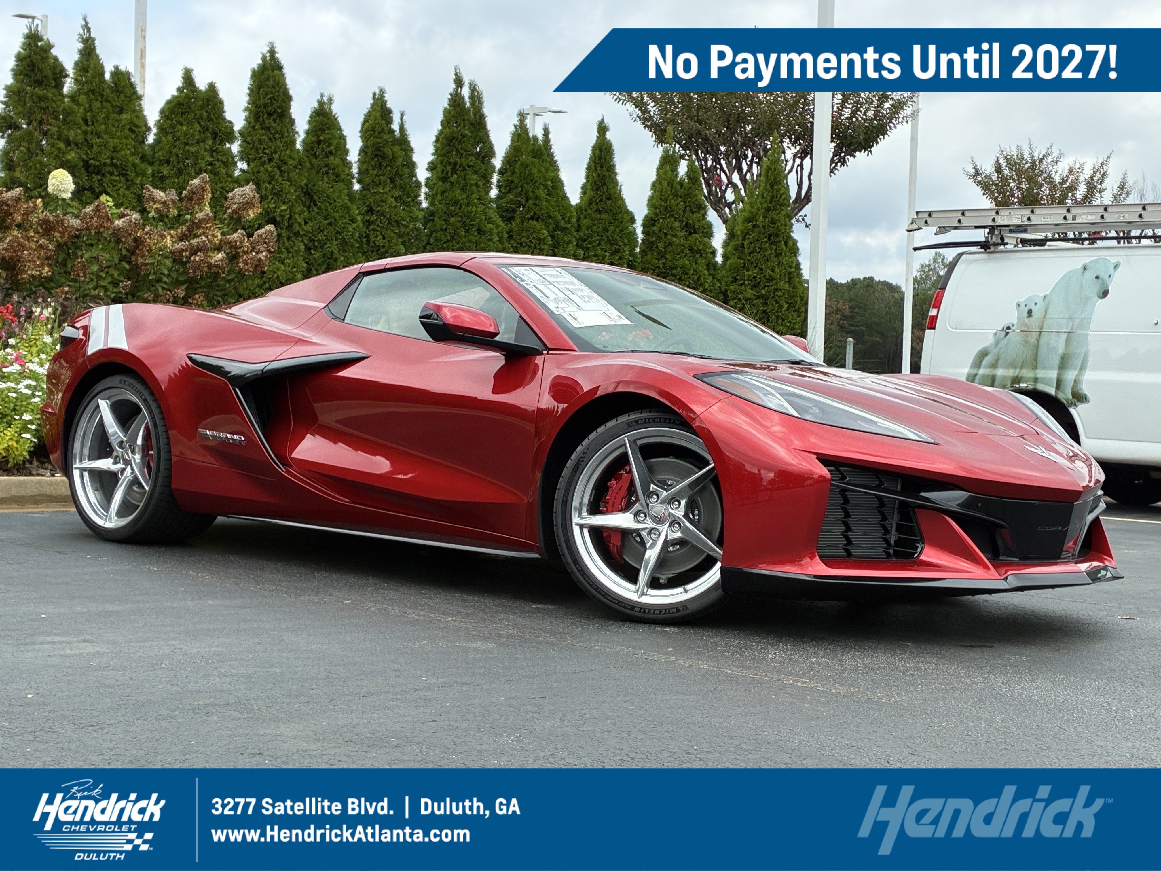 New 2027 Chevrolet Corvette Grand Sport w/ Chrome Exterior Badge Package