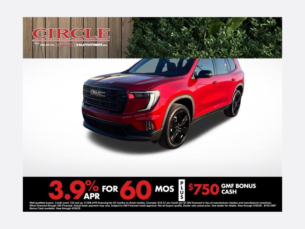 New 2026 GMC Acadia Elevation w/ Black Edition image 1