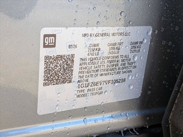 New 2027 Chevrolet Bolt RS w/ Technology Package FWD image 19