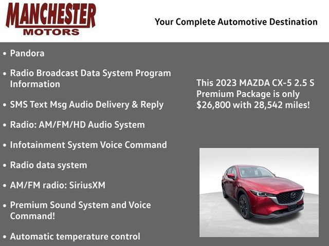 Used 2023 MAZDA CX-5 AWD 2.5 S w/ Premium Package image 2