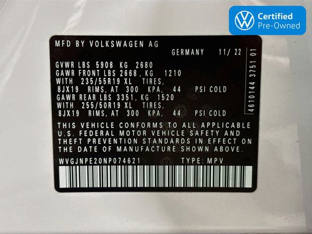 Certified 2022 Volkswagen ID.4 Pro AWD/4WD image 31