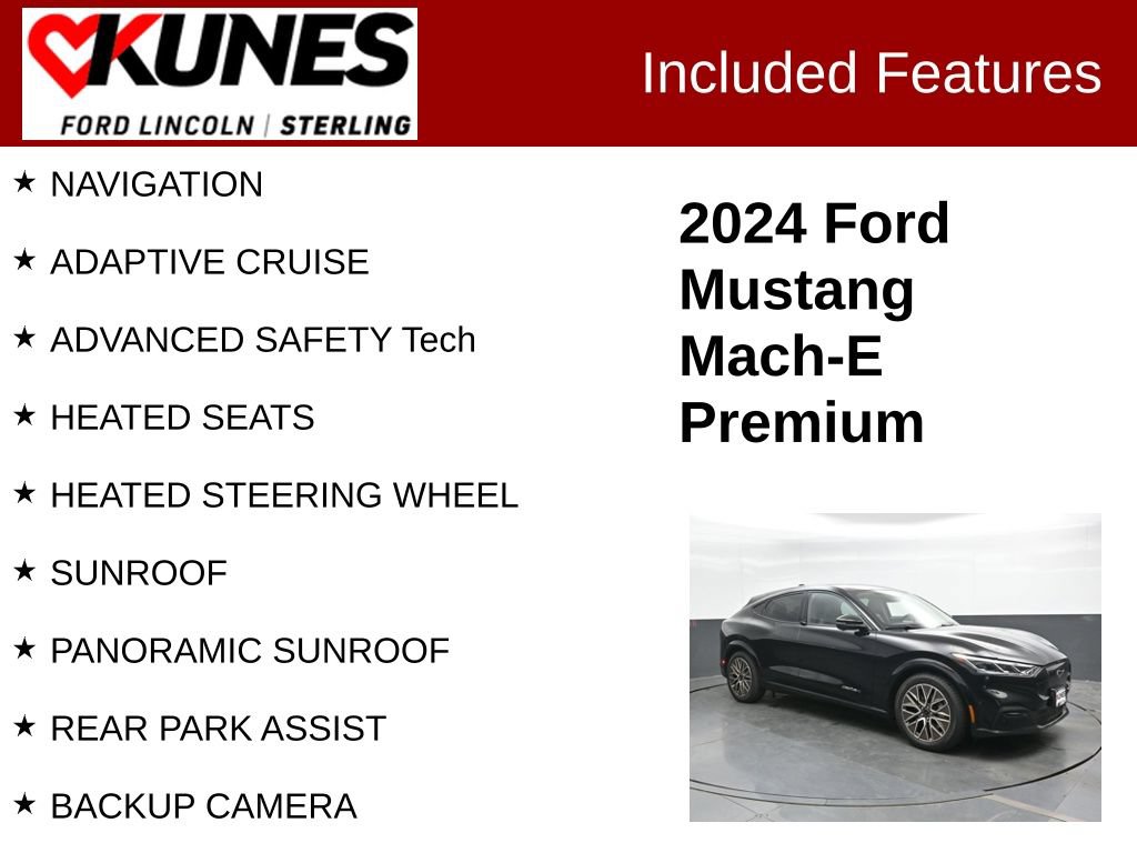 Used 2024 Ford Mustang Mach-E Premium AWD/4WD image 2