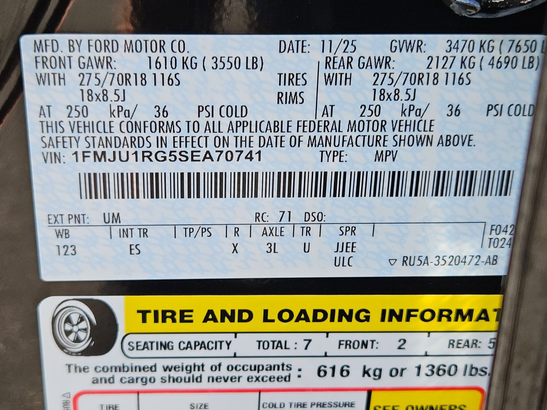 New 2025 Ford Expedition Tremor AWD/4WD image 16