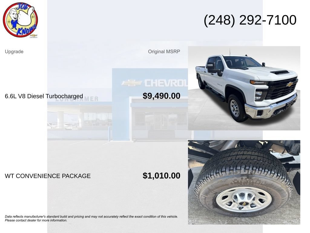 Used 2024 Chevrolet Silverado 3500 W/T w/ WT Convenience Package AWD/4WD image 5