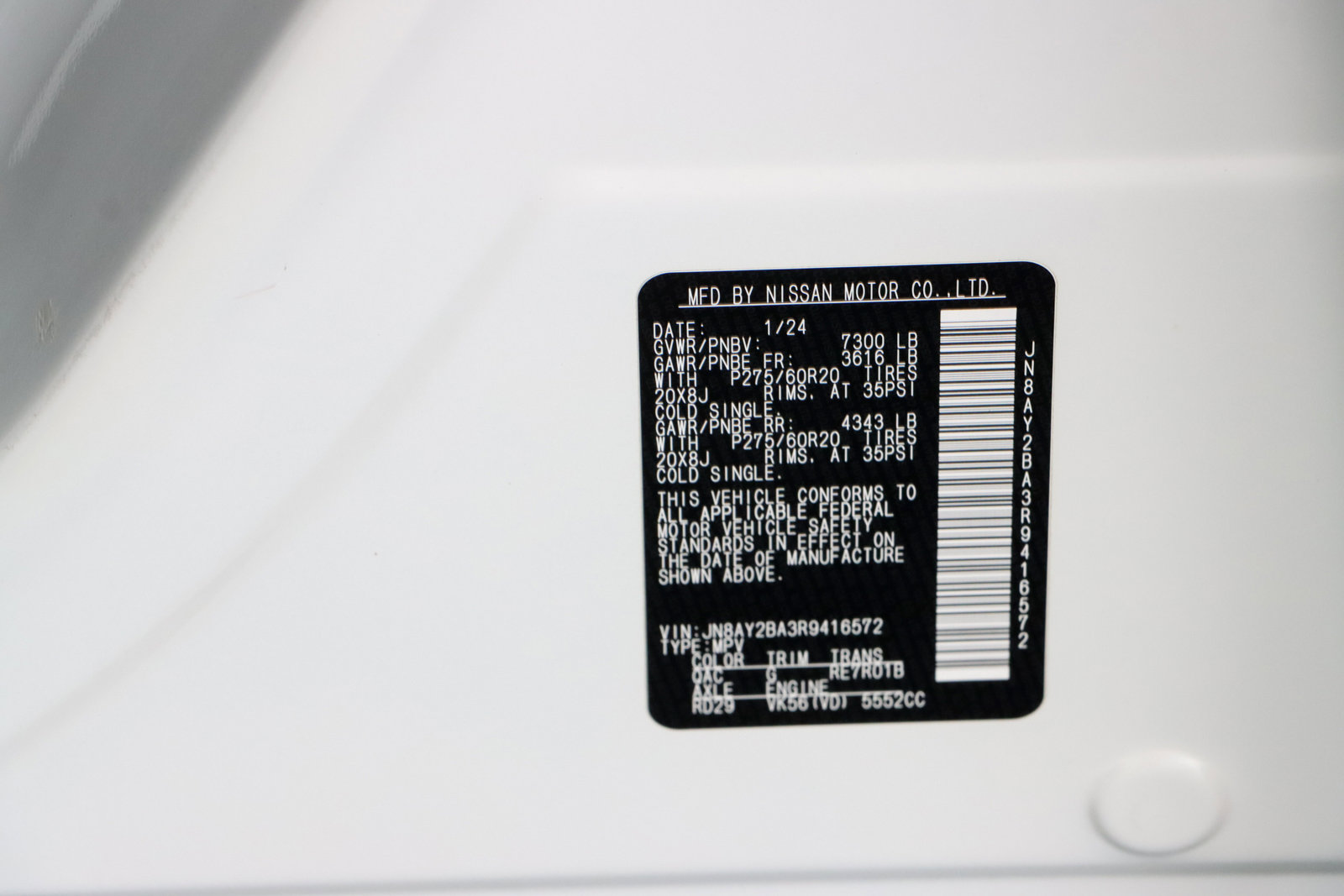 Used 2024 Nissan Armada SL w/ Captain's Chairs Package image 36