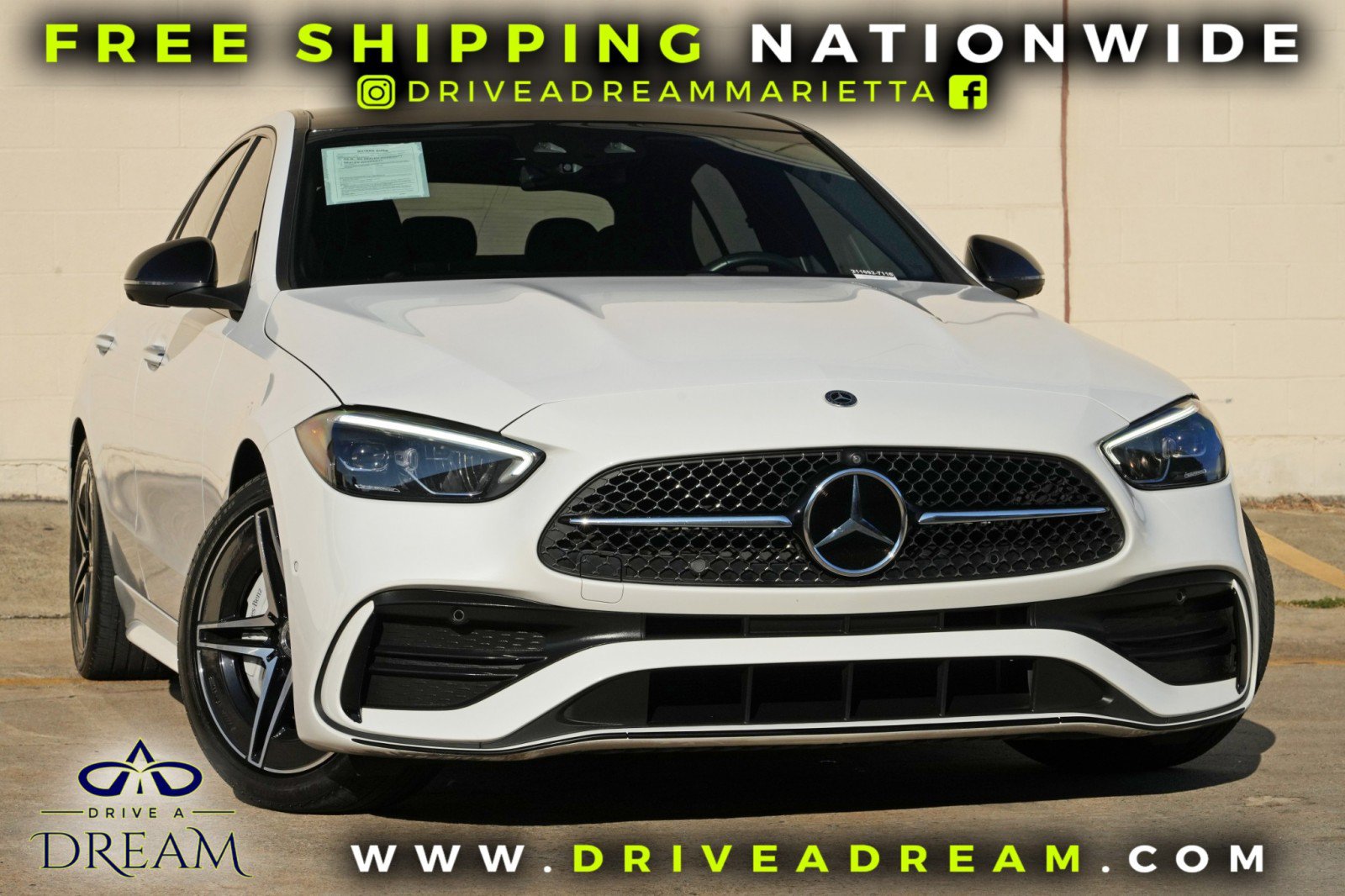 Used 2024 Mercedes-Benz C 300 Sedan w/ AMG Line w/ Night Package image 2