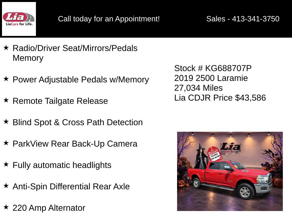 Certified 2019 RAM 2500 Laramie AWD/4WD image 21