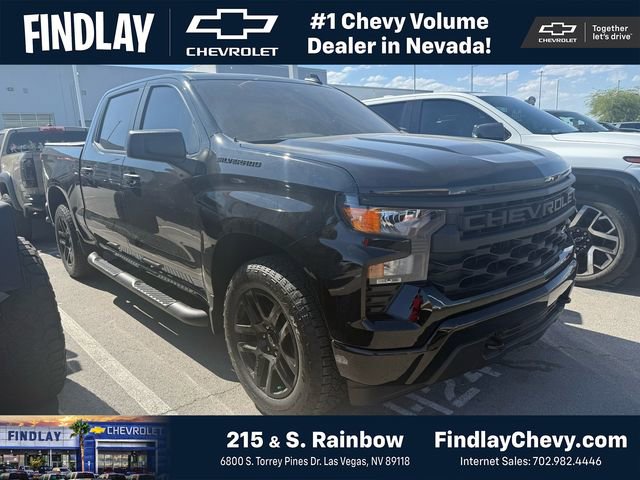 Used 2024 Chevrolet Silverado 1500 Custom w/ Turbomax Blackout Package RWD image 1
