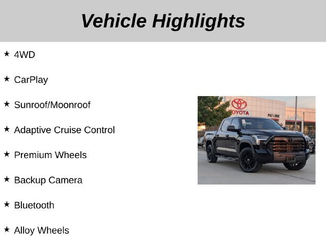 Used 2024 Toyota Tundra SR5 w/ SR5 Convenience Package AWD/4WD image 5