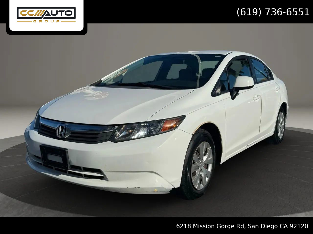 Used 2012 Honda Civic LX