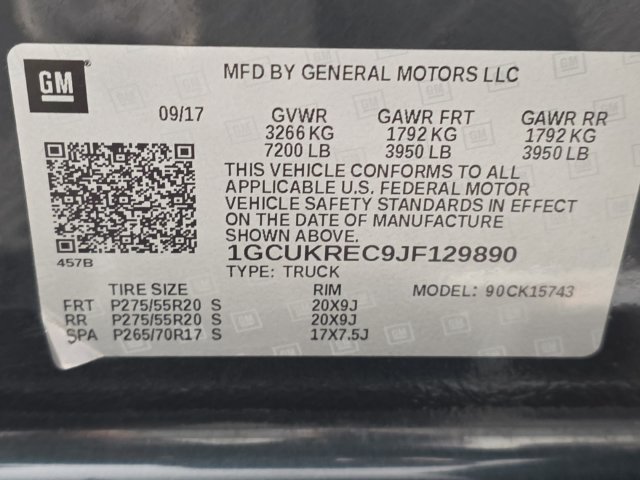 Used 2018 Chevrolet Silverado 1500 LT w/ All Star Edition AWD/4WD image 10
