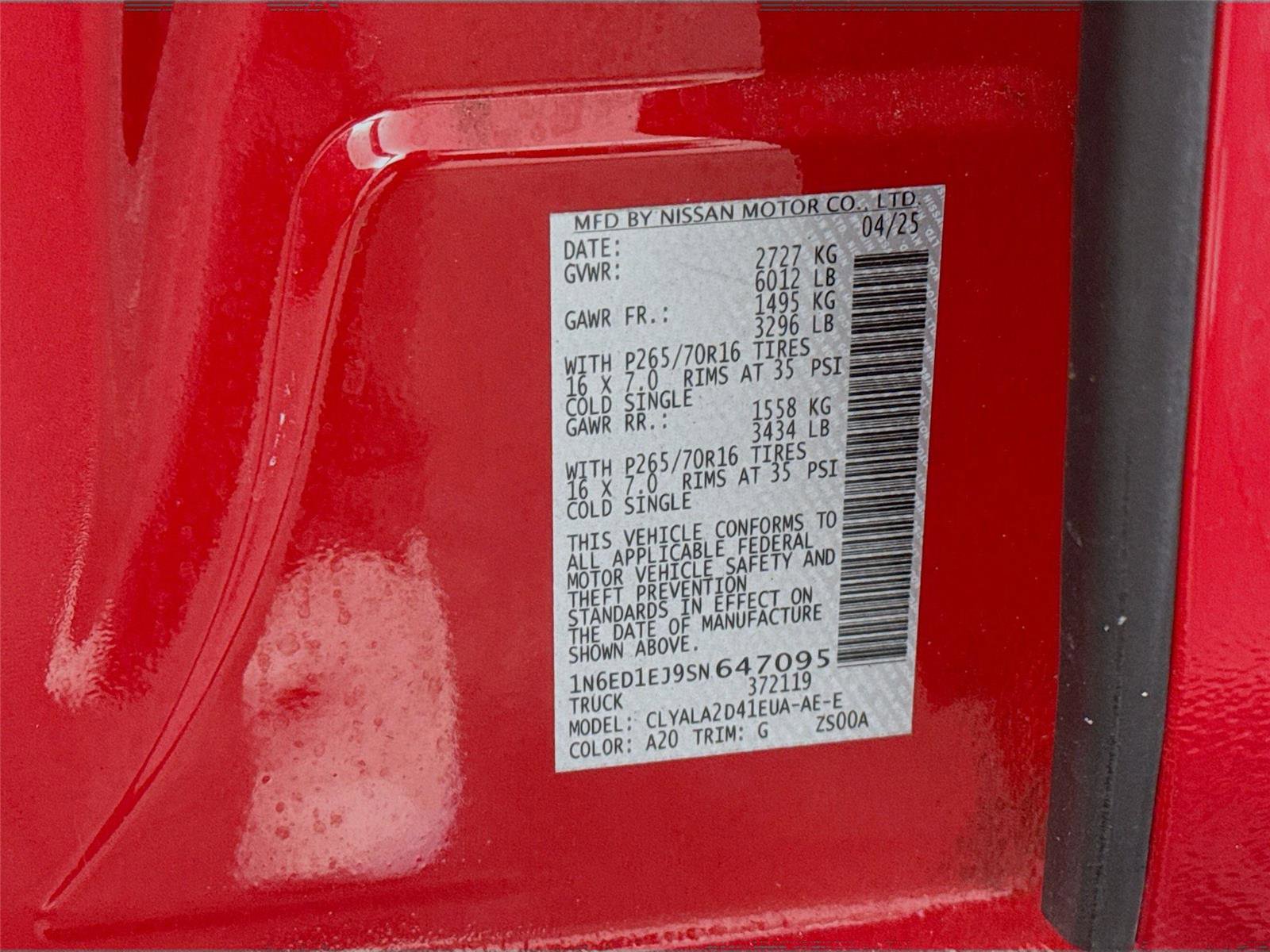 Used 2025 Nissan Frontier S image 30