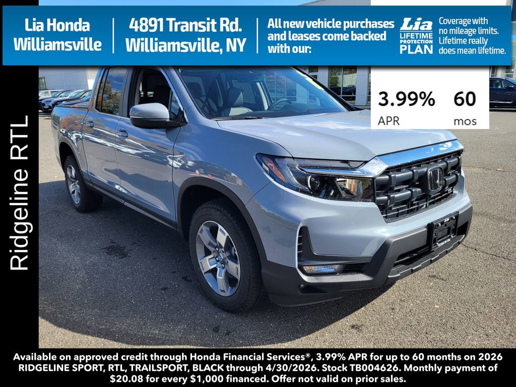 New 2026 Honda Ridgeline RTL image 1