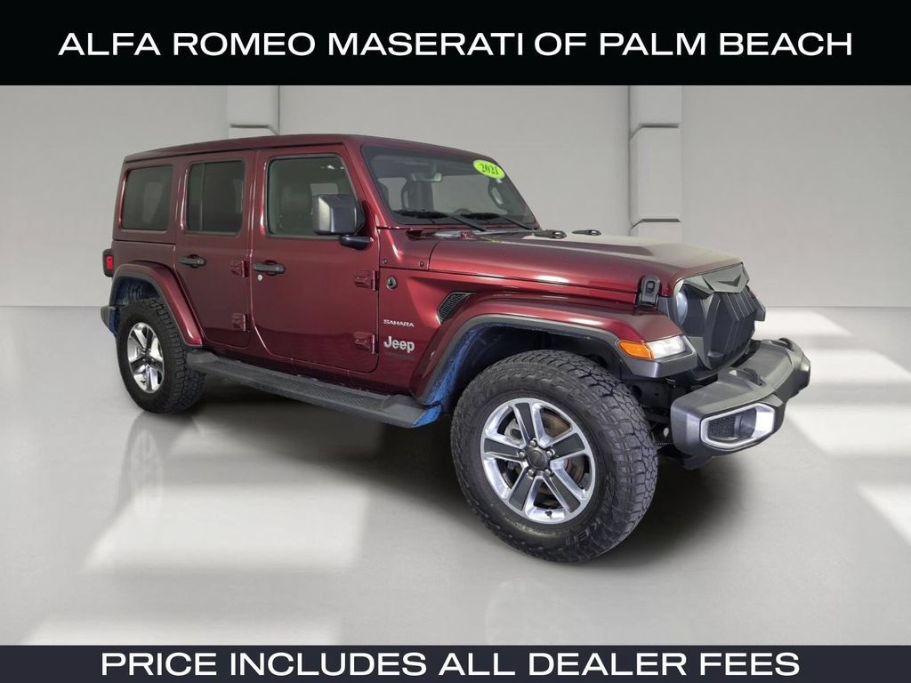Used 2021 Jeep Wrangler Unlimited Sahara AWD/4WD video 1
