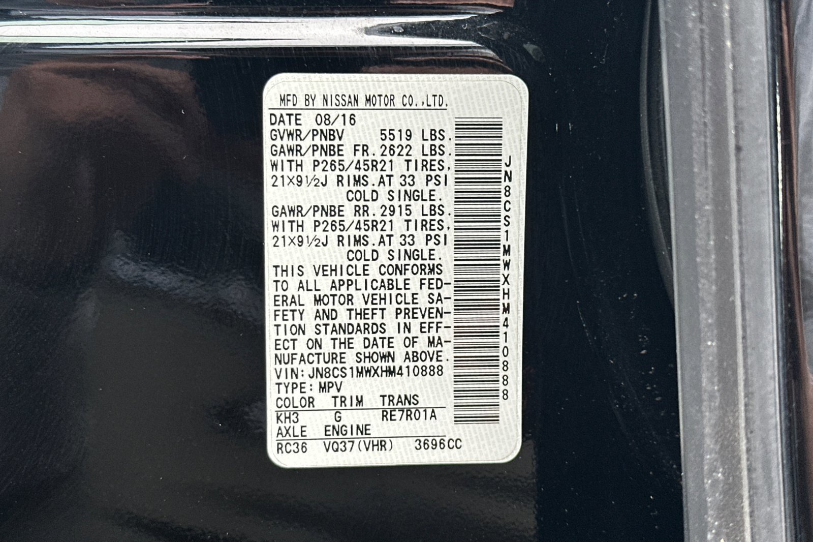 Used 2017 INFINITI QX70 AWD w/ Premium Package image 21