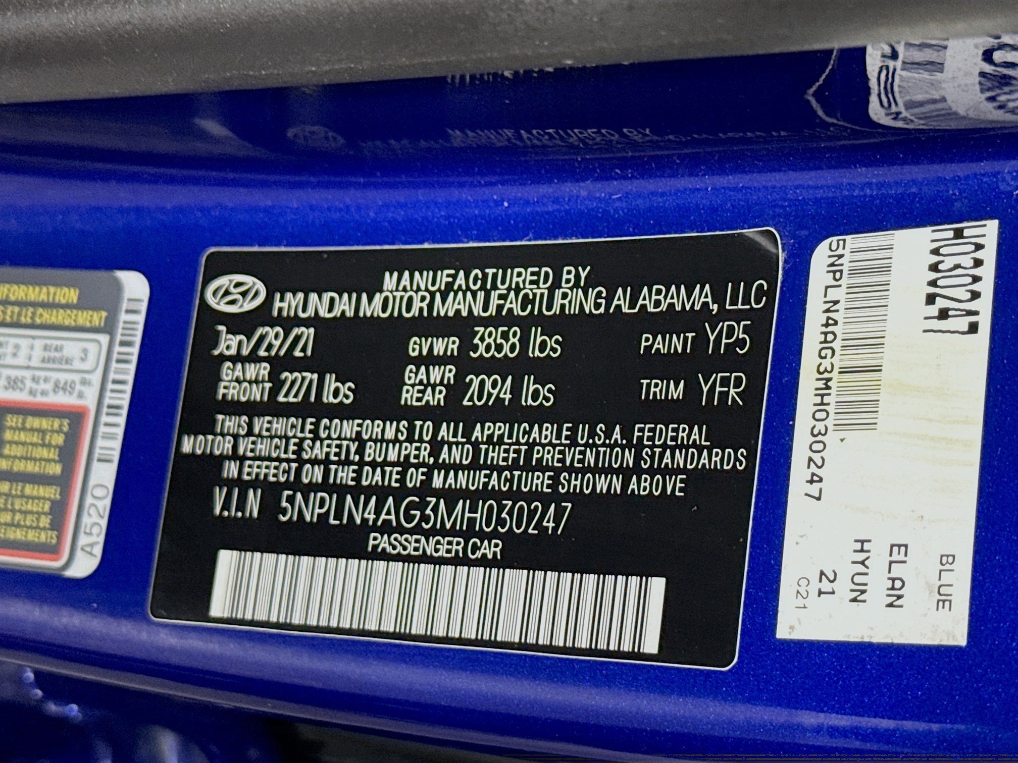 Used 2021 Hyundai Elantra SEL w/ Convenience + Premium Package image 40