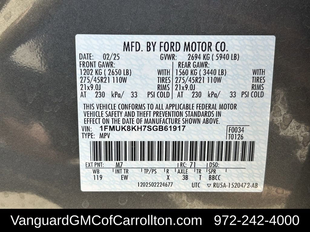 Used 2025 Ford Explorer ST-Line w/ ST-Line Street Pack AWD/4WD image 33