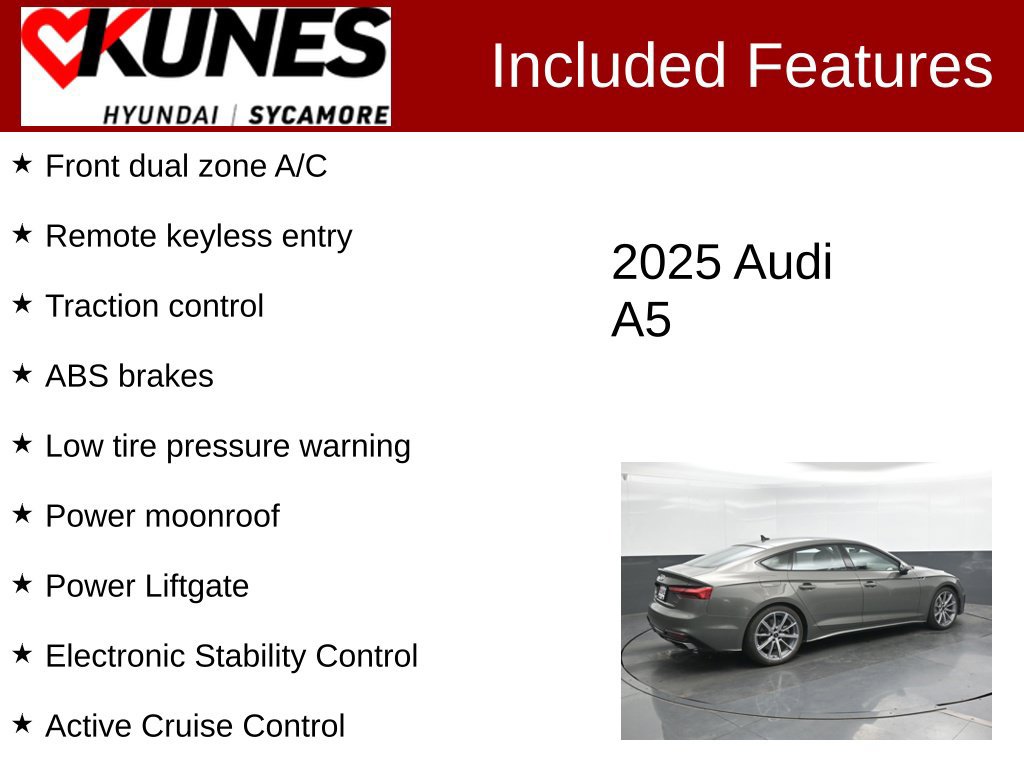 Used 2025 Audi A5 2.0T Premium AWD/4WD image 2
