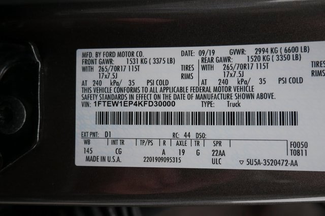 Used 2019 Ford F150 XL w/ Equipment Group 101A Mid image 27