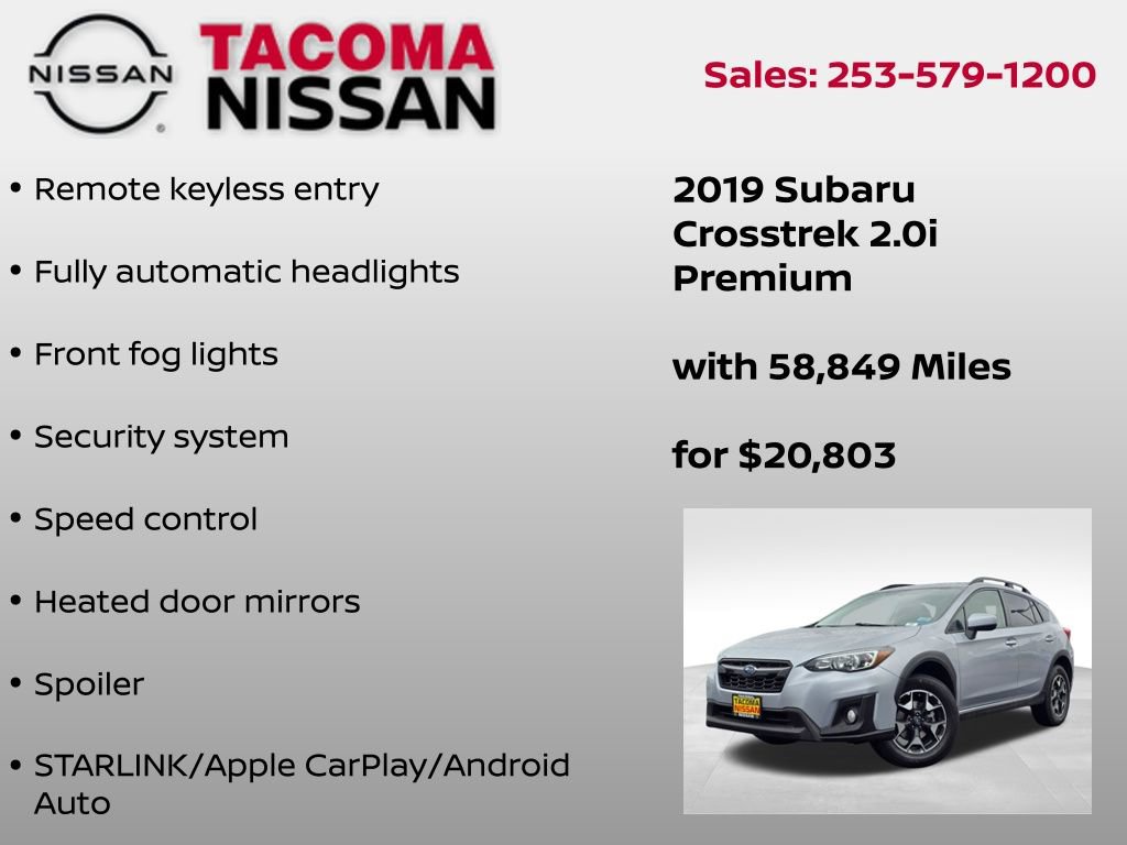 Used 2019 Subaru Crosstrek 2.0i Premium image 12