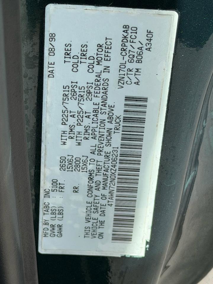 Used 1999 Toyota Tacoma 4x4 Xtracab V6 image 24