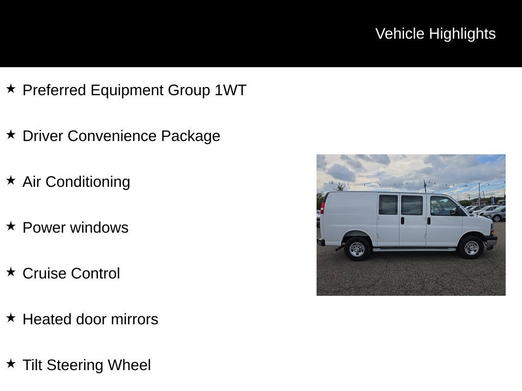 Certified 2025 Chevrolet Express 2500 w/ Driver Convenience Package RWD image 6