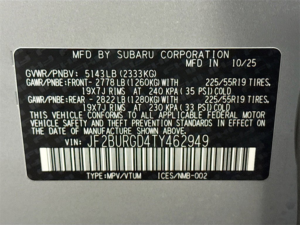 New 2026 Subaru Outback Limited XT image 31