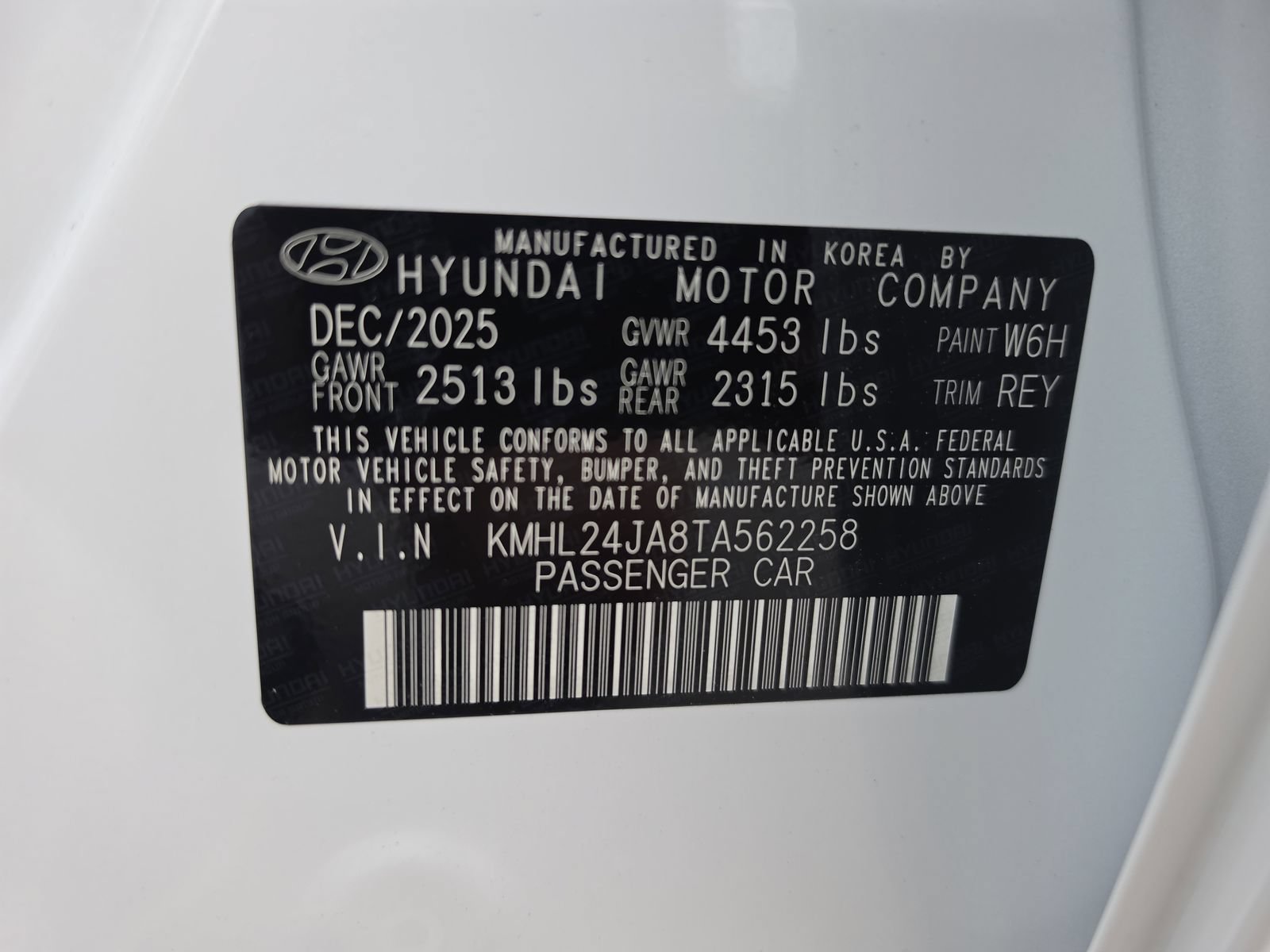 New 2026 Hyundai Sonata SE FWD image 34