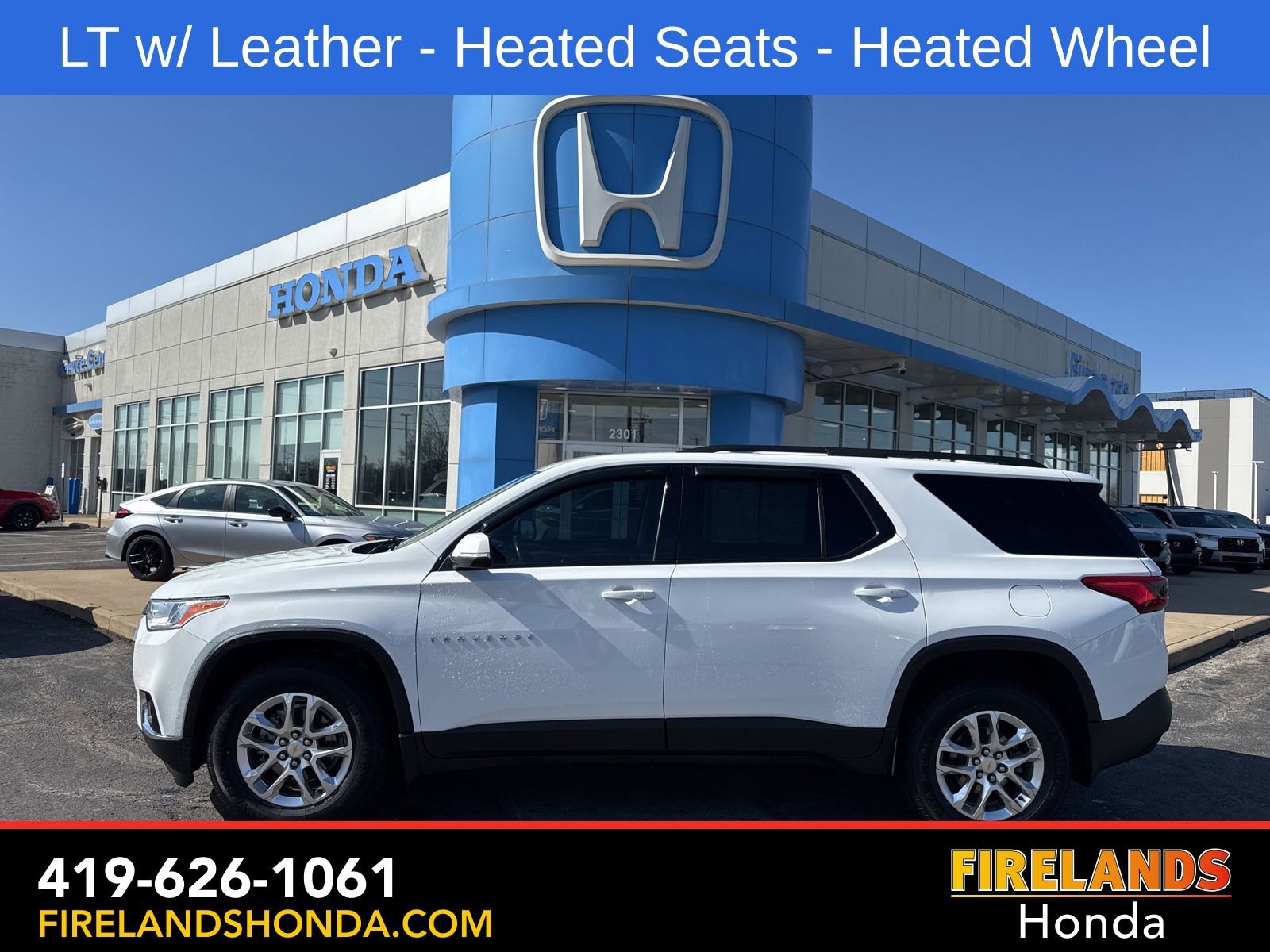 Used 2021 Chevrolet Traverse LT w/ LPO, Floor Liner Package image 1