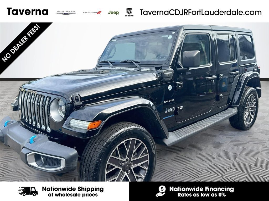 Certified 2023 Jeep Wrangler Unlimited Sahara w/ Cold Weather Group AWD/4WD image 1