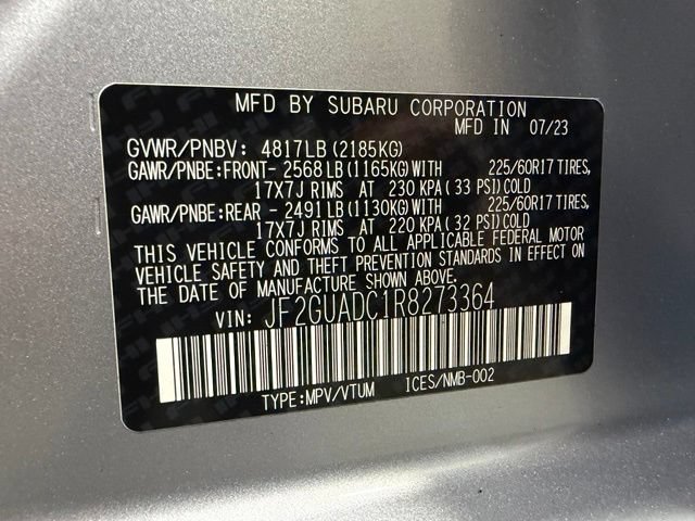 Used 2024 Subaru Crosstrek 2.0i Premium AWD/4WD image 28