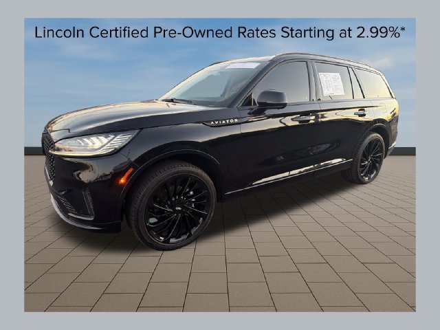 Certified 2025 Lincoln Aviator Reserve w/ Jet Appearance Package AWD/4WD 360° Tour