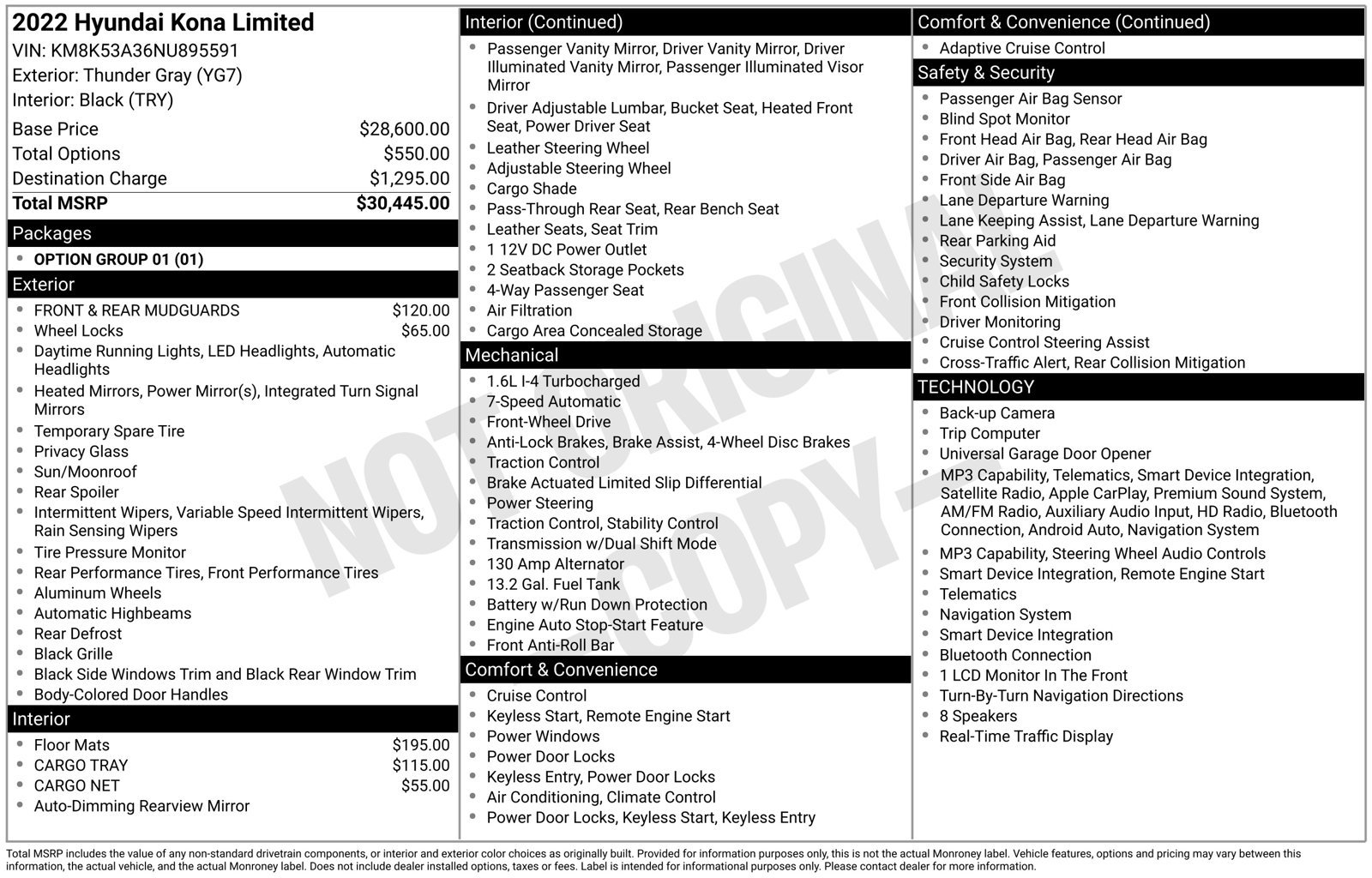 Certified 2022 Hyundai Kona Limited FWD image 40