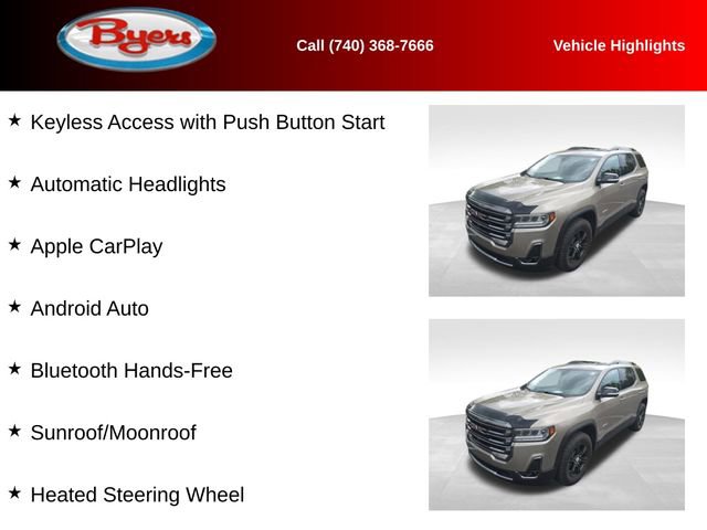 Used 2022 GMC Acadia AT4 w/ Technology Package AWD/4WD image 13