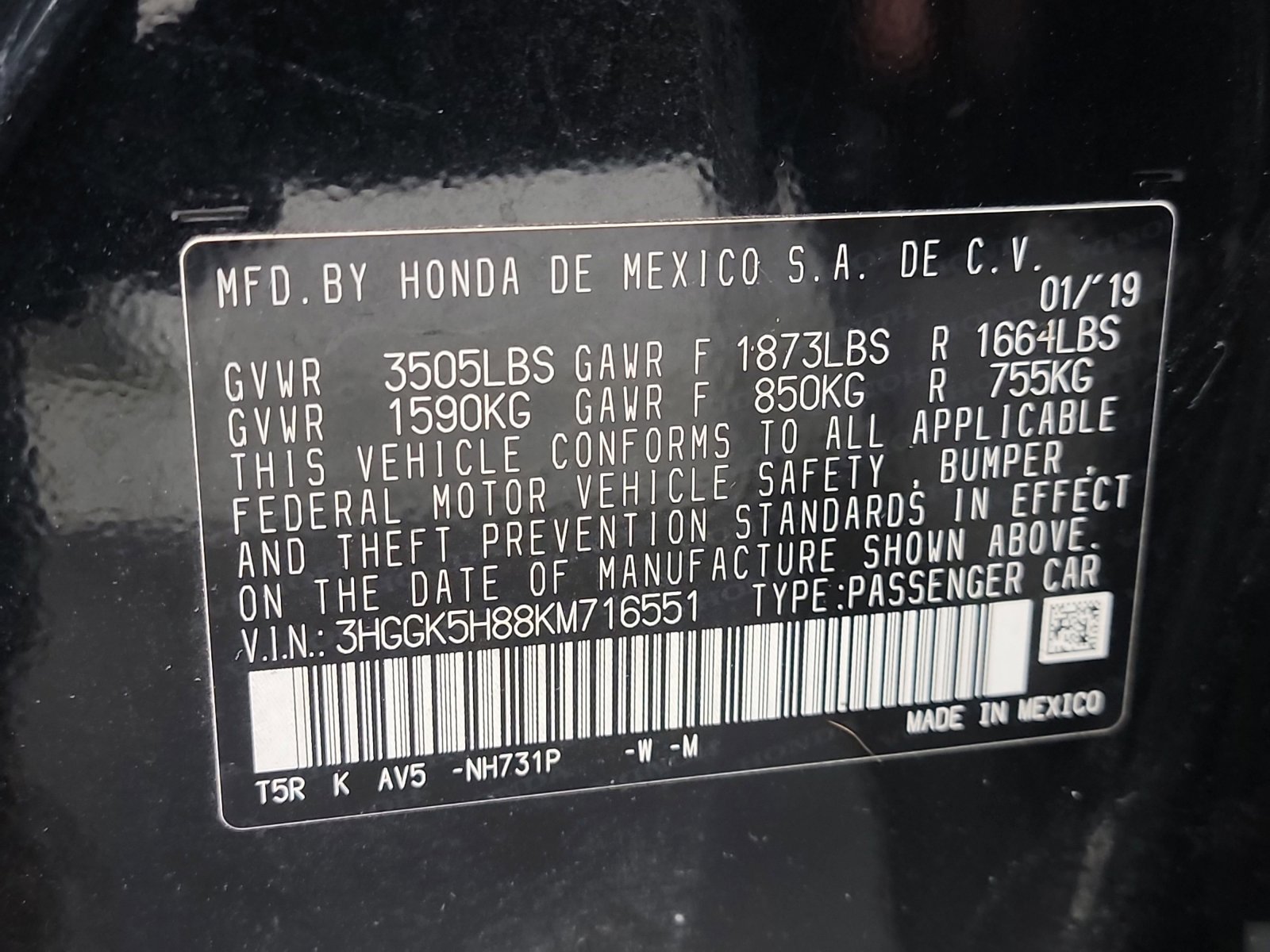 Used 2019 Honda Fit EX image 33