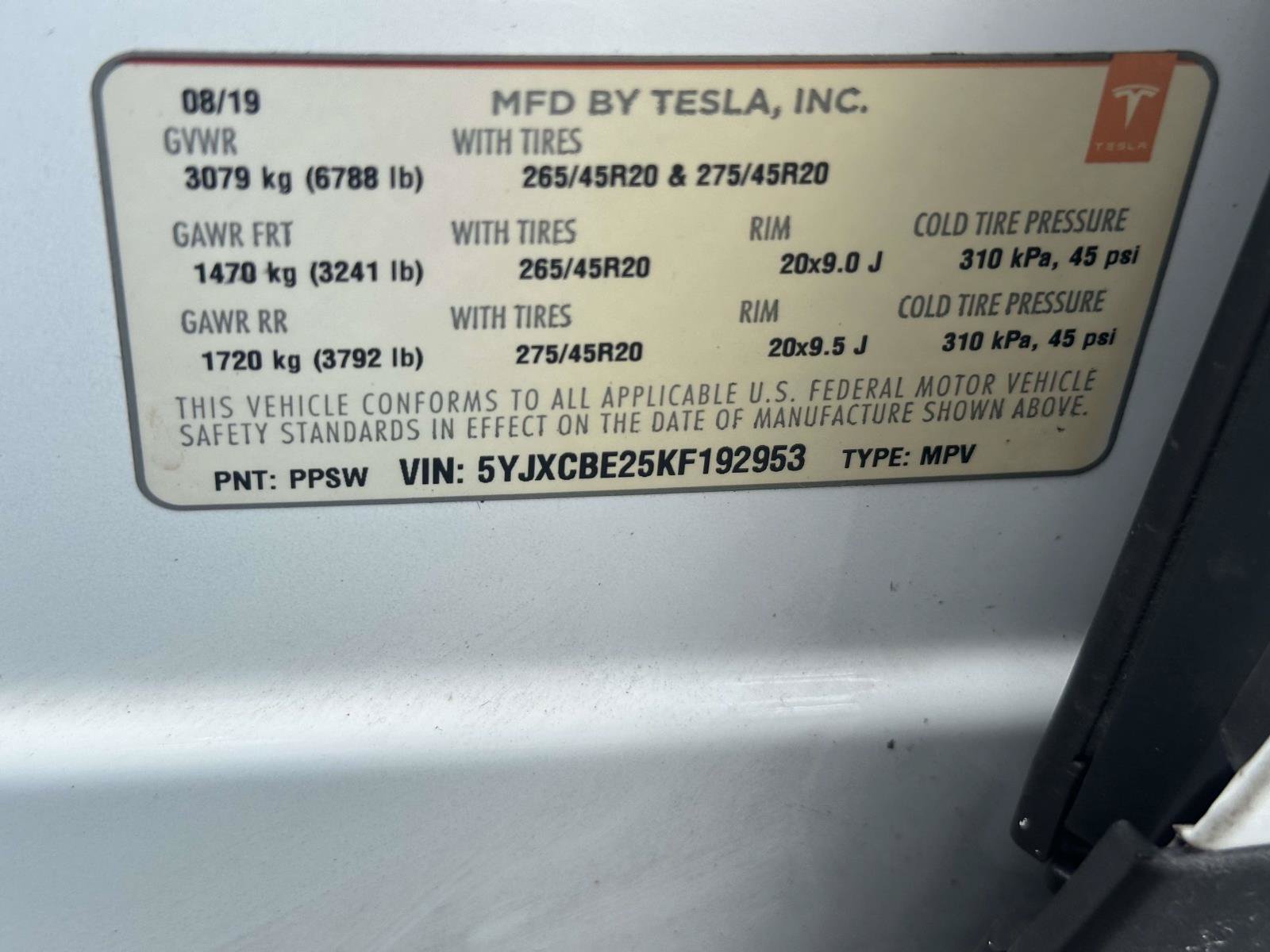 Used 2019 Tesla Model X Long Range AWD/4WD image 17